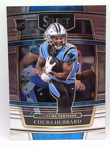 2021 Select Football Chubba Hubbard Rookie Card RC Concourse #76 Panthers - Picture 1 of 3