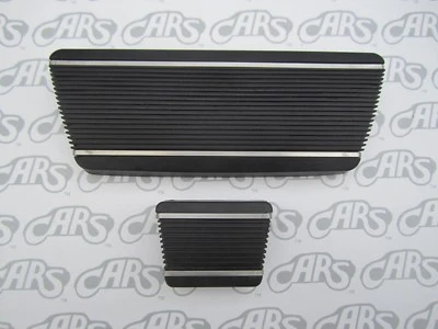 Conjunto de tampa de pedal de freio Buick 1965-1974 com tiras de aço inoxidável. Frete grátis - Imagem 1 de 3