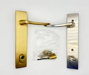 Emtek Modern Multi Point Trim Lever Set 17B1 POSEIDON  US4-US15 - Picture 1 of 5