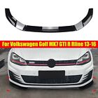 For Volkswagen Golf 7 MK7 GTI R Rline 2013-16 Car Front Bumper Splitter Lip BLK