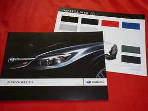 SUBARU Impreza GR WRX STI folleto folleto folleto de 2009 - Imagen 1 de 2