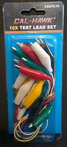 New in Factory Packaging 10 pc Test Lead Kit Wires - Picture 1 of 2