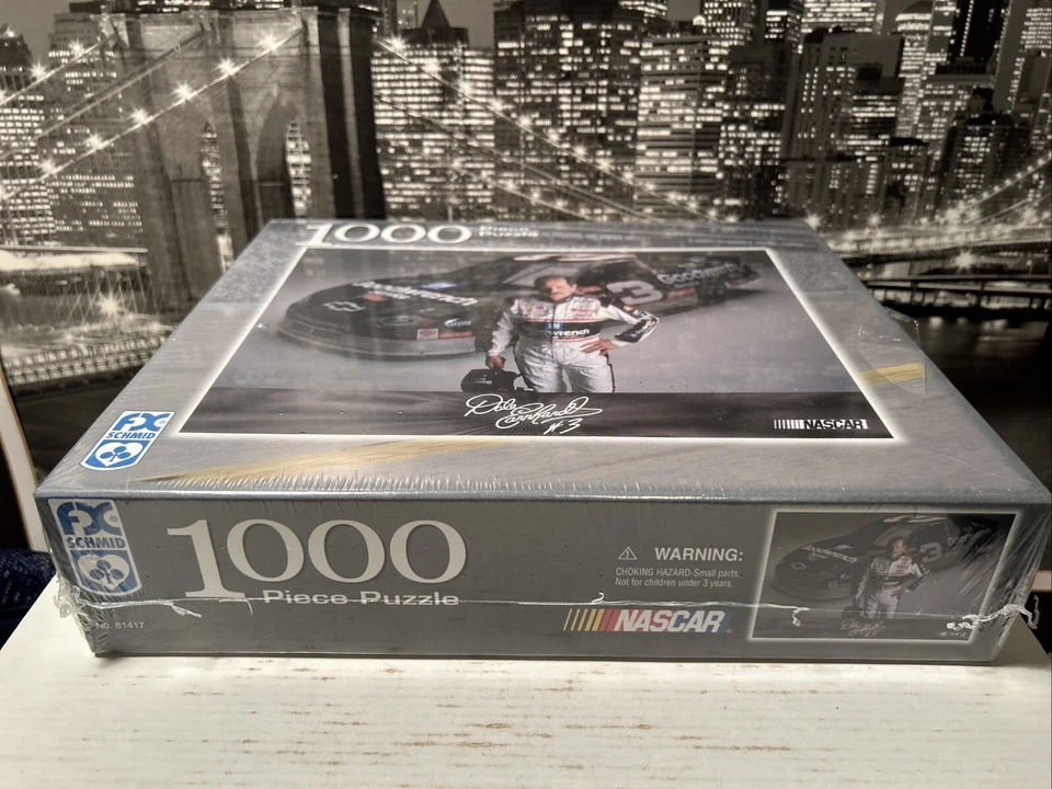 1000 Piece Puzzle Dale Earnhardt NASCAR 81417 FX Schmid Ravensburger 27 X 20