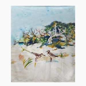 Betsy Drake Trees & Beach Throw - Picture 1 of 1