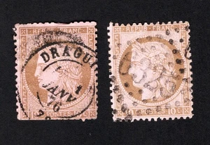 France 1875 set of stamps Mi# 52*2 used CV=24$ - Picture 1 of 2