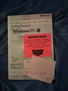  MICROSOFT WINDOWS 98 SECOND EDITION FULL OPERATING SYSTEM WIN 98 SE =NEW= - Picture 1 of 2