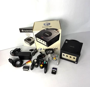 Console Nintendo Gamecube GC Nera con Controller Originale Box e Manuale - Foto 1 di 24
