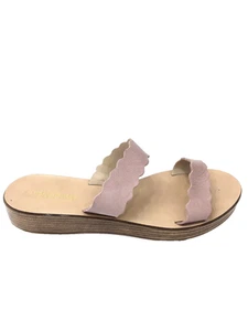 Sandalias Sophia Milano Hechas en Italia Toboganes Plataforma Rosa Talla 8 ($) - Imagen 1 de 6