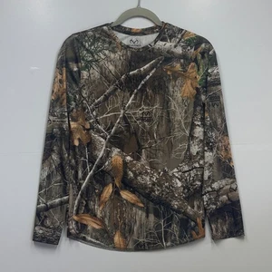 Camisa de Caza Realtree Edge Camuflada Manga Larga Juvenil XL Senderismo Pesca Exterior - Imagen 1 de 8