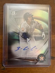 2022 Bowman Platinum JC Correa Auto Houston Astros - Picture 1 of 2