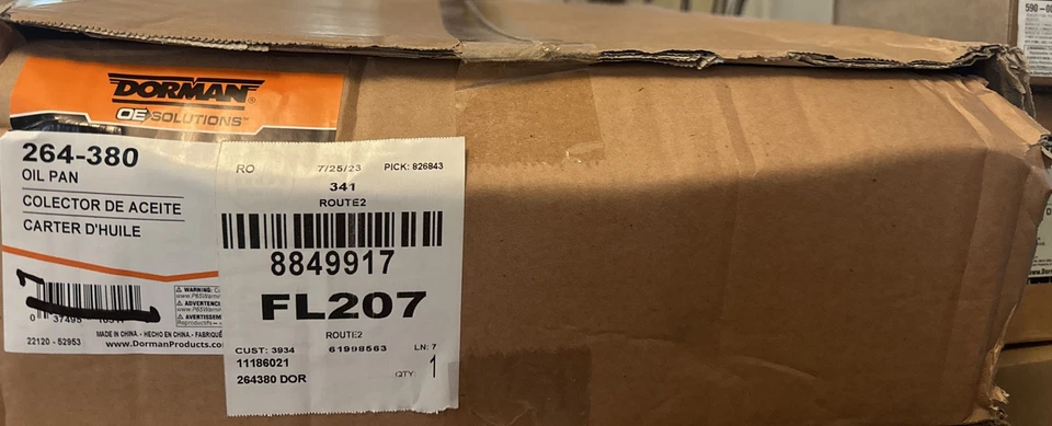 Dorman 264-380 Engine Oil Pan fits Acura and Honda Models NEW  - Image 1 of 1