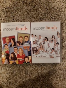 Modern Family Seasons 1 & 2 DVD Lot – Complete 4‑Disc & 3‑Disc Sets - Picture 1 of 1