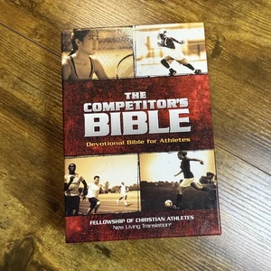 The Competitor's Bible NLT Devotional for Athletes Brown LeatherTouch FCA Boxed - Foto 1 di 3