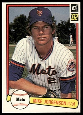 1982 Donruss #224 Mike Jorgensen New York Mets - Image 1 of 2