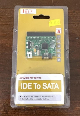 IDE to SATA Adapter Open Box Unused Compatible - Image 1 of 2