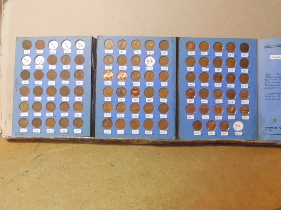 1920 to 1972 CANADIAN SMALL CENT COLLECTION - OUT82 - Image 1 of 4