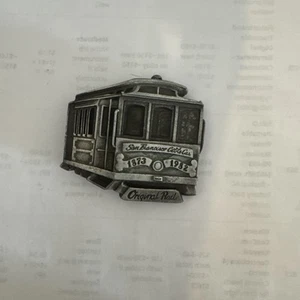 Cable Car Belt Buckle San Francisco Van Ness Ave & Market Streets - Bild 1 von 2
