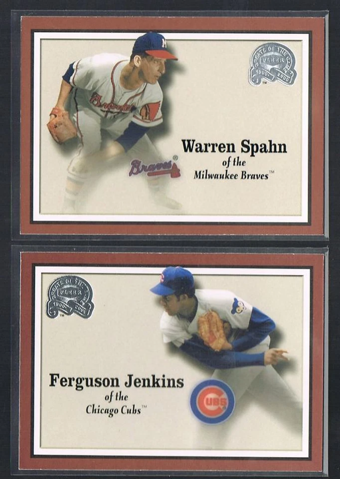 2000/00 Fleer greats of the game WARREN SPAHN Braves - Image 1 of 1