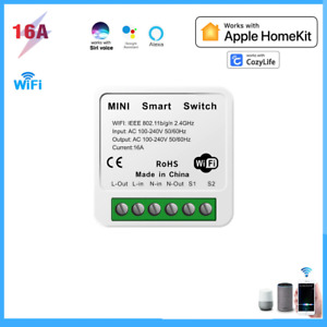 Homekit 16A Wifi Smart Switch 2 Way Light Switch for Alexa Google Apple Siri