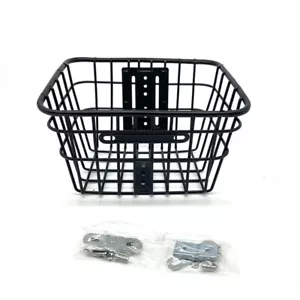 Electric Scooter Front Basket Stainless Handle Storage Bicycle Hanging Basket - Picture 1 of 12