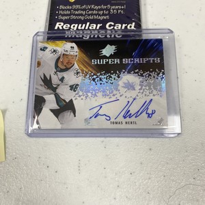 2020-21 SPx - UD SPX Super Scripts  #OS-TH Tomas Hertl