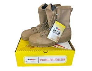 Belleville 790V Tactical Tan Steel Toe Combat Boots Mens US Sz 11.5 R *NIB - Picture 1 of 8