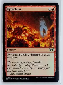 FOIL Pyroclasm 149 Duskmourn Uncommon – MTG Magic the Gathering Card - Picture 1 of 2