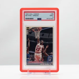 NBA Basketball 1995 Upper Deck Michael Jordan #45 Collector's Choice PSA 9 - Picture 1 of 4