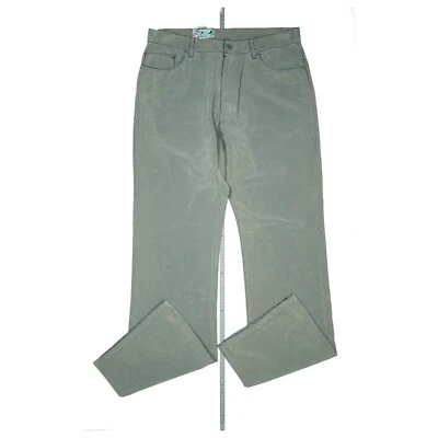 Phönix Herren Jeans Samt Nicki Hose Regular Fit weich used Look W34 L34 Grau NEU - Bild 1 von 4