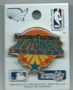 NBA Denver Nuggets Dikembe Mutombo Pin Stamped Imprinted Products 1991 - Picture 1 of 1