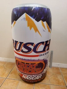 BUSCH BEER BUSCH LIGHT INFLATABLE NASCAR CAN GREAT TRACKS LOGO VINTAGE RARE FIND - Picture 1 of 9
