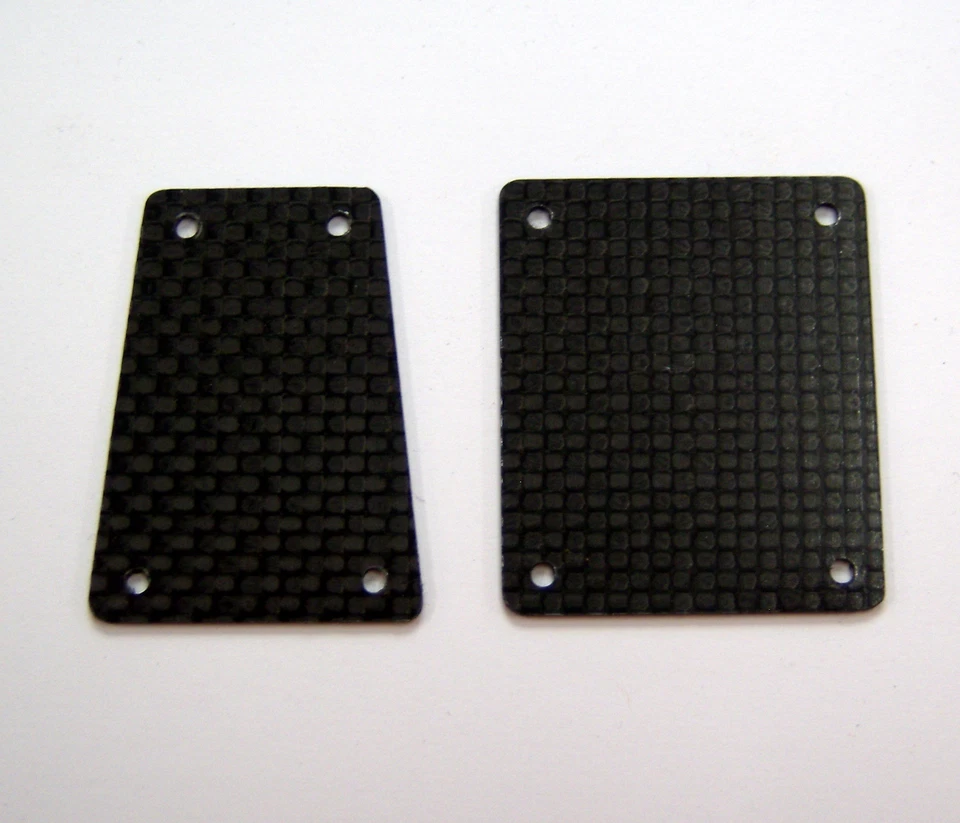 XTREME RACING AXIAL EXO CARBON FIBER FRONT AND REAR INSERTS XTR11821 1/10 EP - Image 1 of 1