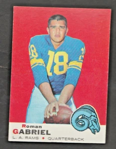 1969 Topps Football #125 Roman Gabriel Rams NM- - Picture 1 of 2
