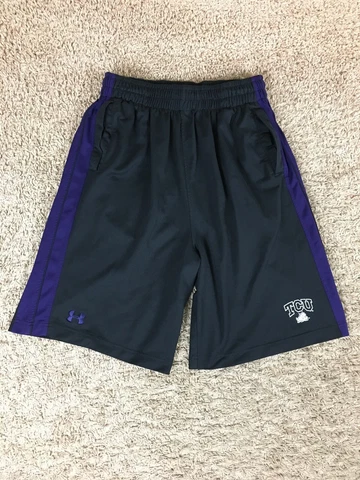 Under Armour TCU Horned Frogs Basketball Football Shorts Men’s Size Medium Cover