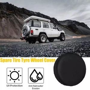 Universal 15inch Spare Tire Cover PVC Leather Fit for Trailer RV Car Truck Wheel - Picture 1 of 12