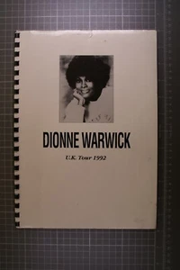 Dionne Warwick Itinerary Original Vintage UK Tour May-June 1992 - Picture 1 of 13