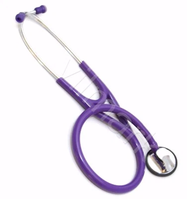 Professional Cardiology Stethoscope Purple, 14b Life Limited Warranty - Image 1 of 4
