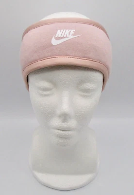 Faixa de cabeça feminina Nike Club fleece rosa Oxford/branco - Imagem 1 de 4