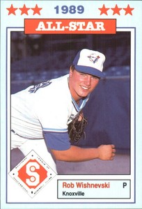1989 Southern League All-Stars Jennings #21 Rob Wishnevski