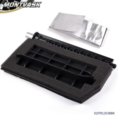 Kit de reparación de puerta de mezcla de calefacción apto para 97-03 Ford F-150 F-250 Expedition negro Foto 1 de 4