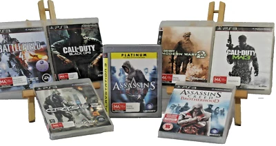 PS3 x8 Game Bundle Sony PlayStation PAL Assassin's Creed COD Battlefield Crysis - Image 1 of 4