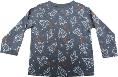 Camiseta First Impressions estampado de cohete bebé niño (18 meses) 31-33" 25-27 libras Foto 1 de 2