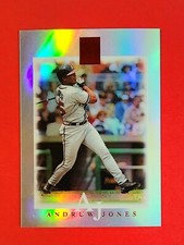 Andruw Jones 2003 Topps Tribute Contemporary RED Refractor SSP #d /225 Braves 34