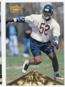 1996 Pinnacle Football Card #137 Bryan Cox - Picture 1 of 2