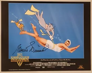 That's Entertainment III Promotional Card SIGNED By Esther Williams - Picture 1 of 3