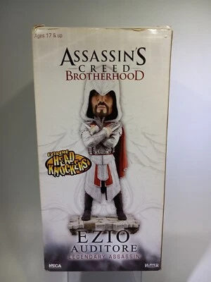Figura Assassin's Creed Brotherhood Extreme Head Knocker Ezio Auditore NECA #ML Foto 1 de 4