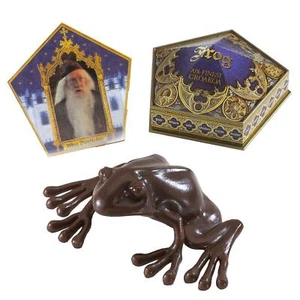 Figura Oficial de Juguete Rana Chocolate Harry Potter con Caja de Recuerdo y Tarjeta - Imagen 1 de 9