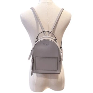 Kate Spade Cameron Light Gray Mini Convertible Backpack Crossbody Purse - Picture 1 of 16