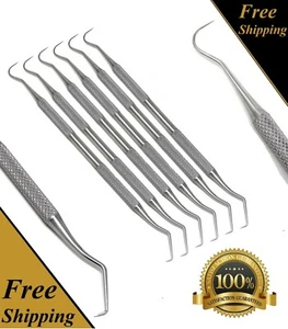 6 Dental Probe Explorer #5 Surgical Denture Instrument - Picture 1 of 3