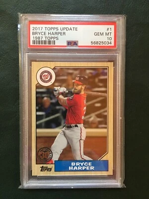 2017 TOPPS UPDATE BRYCE HARPER PSA 10 - Image 1 of 4
